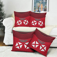 Wallis And Futuna Pillow Cover Polynesian Tattoo Flag Map TS04 - Polynesian Pride