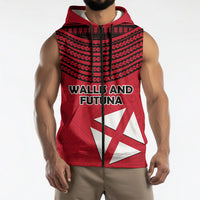Wallis And Futuna Sleeveless Zip Hoodie Polynesian Tattoo Flag Map TS04 - Polynesian Pride