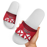 Wallis And Futuna Slide Sandals Polynesian Tattoo Flag Map TS04 - Polynesian Pride
