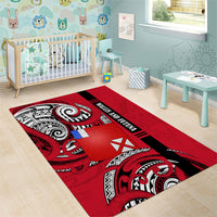 Wallis And Futuna Area Rug Tribal Polynesian Tattoo Flag Motif TS04 - Polynesian Pride