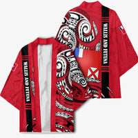 Wallis And Futuna Kimono Tribal Polynesian Tattoo Flag Motif TS04 - Polynesian Pride