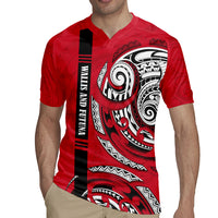 Wallis And Futuna Rugby Jersey Tribal Polynesian Tattoo Flag Motif TS04 - Polynesian Pride