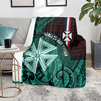 Wallis And Futuna Blanket Tribal Polynesian Tattoo Heritage Cross Flag TS04 - Polynesian Pride