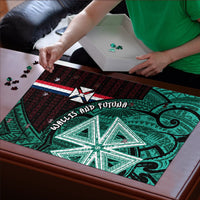 Wallis And Futuna Puzzle Tribal Polynesian Tattoo Heritage Cross Flag TS04 - Polynesian Pride