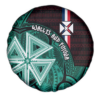 Wallis And Futuna Spare Tire Cover Tribal Polynesian Tattoo Heritage Cross Flag TS04 - Polynesian Pride