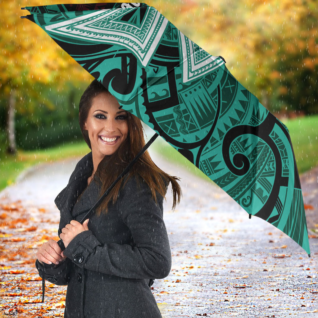 Wallis And Futuna Umbrella Tribal Polynesian Tattoo Heritage Cross Flag TS04 - Polynesian Pride