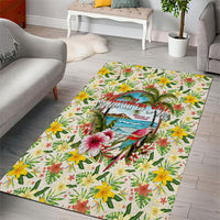 Hawaiian Piko Threads Of Paradise Aloha Area Rug Tropical Hibiscus Plumeria TS04 - Polynesian Pride