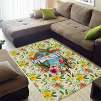 Hawaiian Piko Threads Of Paradise Aloha Area Rug Tropical Hibiscus Plumeria TS04 - Polynesian Pride