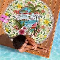Hawaiian Piko Threads Of Paradise Aloha Beach Blanket Tropical Hibiscus Plumeria TS04 - Polynesian Pride