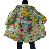 Hawaiian Piko Threads Of Paradise Aloha Cloak Tropical Hibiscus Plumeria TS04 - Polynesian Pride