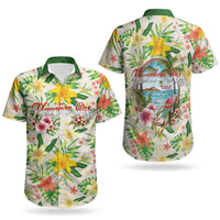 Hawaiian Piko Threads Of Paradise Aloha Couples Matching Long Sleeve Bodycon Dress and Hawaiian Shirt Tropical Hibiscus Plumeria TS04 - Polynesian Pride