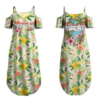Hawaiian Piko Threads Of Paradise Aloha Couples Matching Summer Maxi Dress and Hawaiian Shirt Tropical Hibiscus Plumeria TS04 - Polynesian Pride