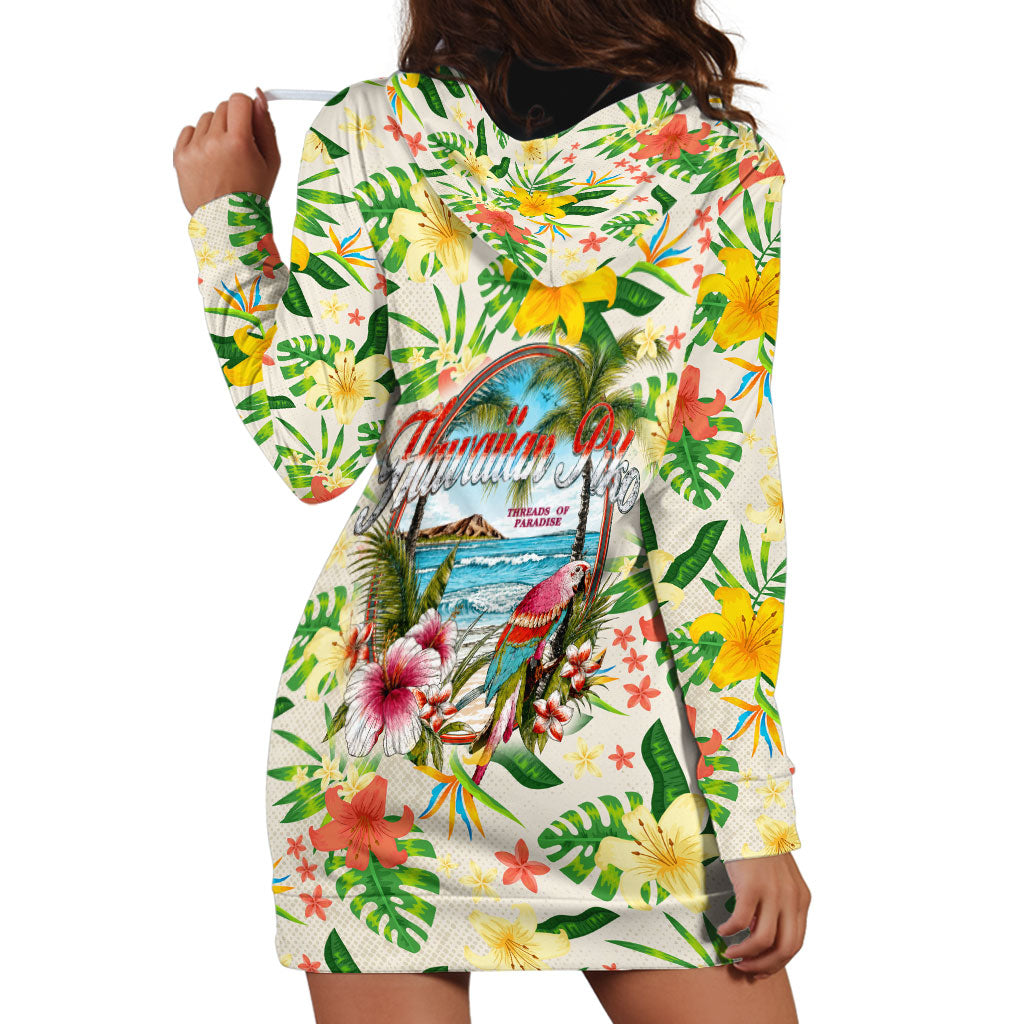 Hawaiian Piko Threads Of Paradise Aloha Hoodie Dress Tropical Hibiscus Plumeria TS04 - Polynesian Pride