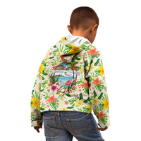 Hawaiian Piko Threads Of Paradise Aloha Kid Hoodie Tropical Hibiscus Plumeria TS04 - Polynesian Pride