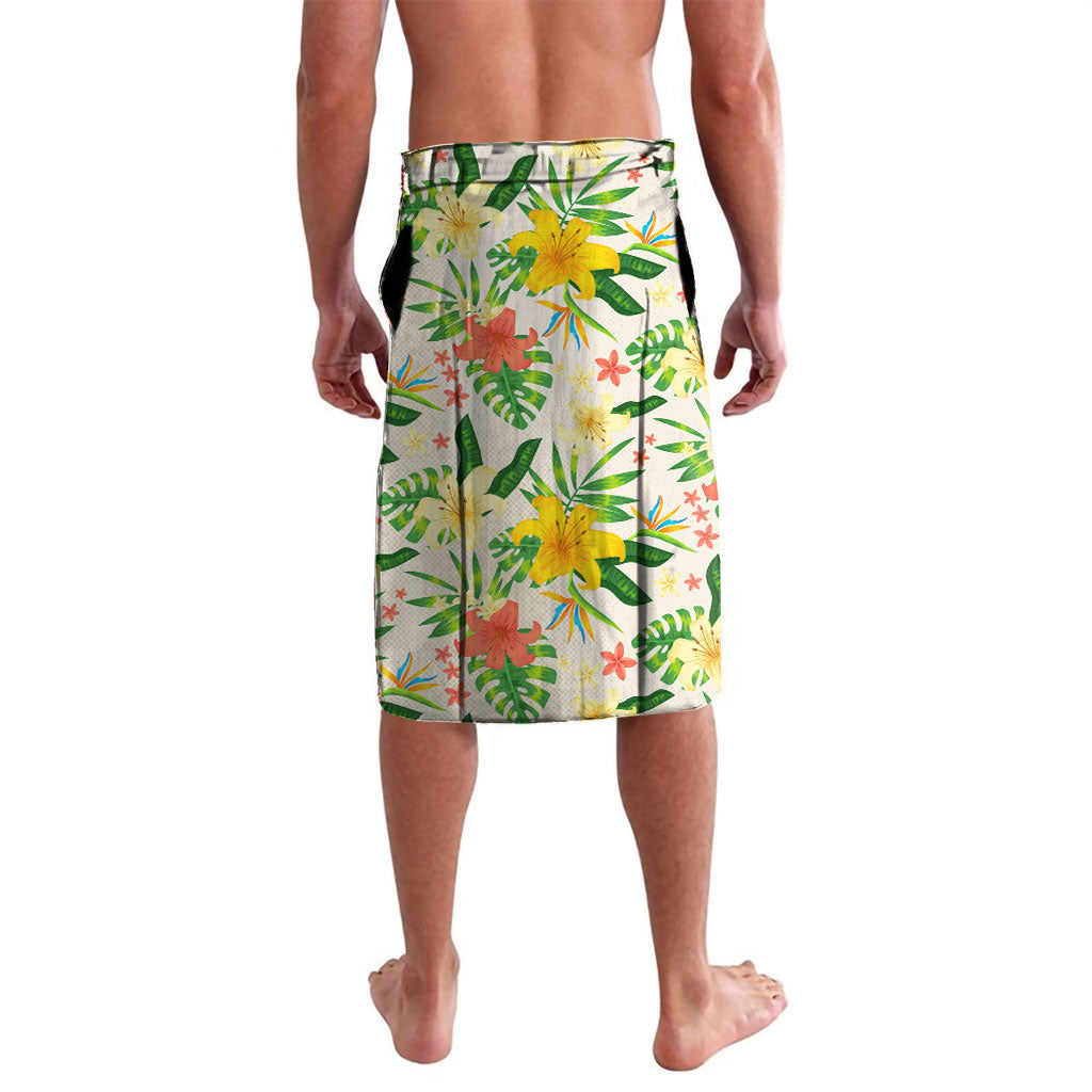 Hawaiian Piko Threads Of Paradise Aloha Lavalava Tropical Hibiscus Plumeria TS04 - Polynesian Pride