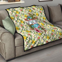 Hawaiian Piko Threads Of Paradise Aloha Quilt Tropical Hibiscus Plumeria TS04 - Polynesian Pride