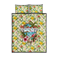 Hawaiian Piko Threads Of Paradise Aloha Quilt Bed Set Tropical Hibiscus Plumeria TS04 - Polynesian Pride