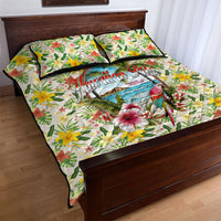 Hawaiian Piko Threads Of Paradise Aloha Quilt Bed Set Tropical Hibiscus Plumeria TS04 - Polynesian Pride