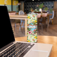 Hawaiian Piko Threads Of Paradise Aloha Skinny Tumbler Tropical Hibiscus Plumeria TS04 - Polynesian Pride