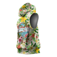 Hawaiian Piko Threads Of Paradise Aloha Sleeveless Hoodie Tropical Hibiscus Plumeria TS04 - Polynesian Pride