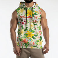 Hawaiian Piko Threads Of Paradise Aloha Sleeveless Hoodie Tropical Hibiscus Plumeria TS04 - Polynesian Pride