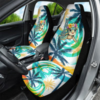 Hawaii Waimanalo Sea Turtle Car Seat Cover Cute Tropical Beach Aloha Spirit Cartoon TS04 - Polynesian Pride