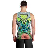 Polynesian Hawaii Men Tank Top Kanaka with Crab Tribal tattoo TS04 - Polynesian Pride