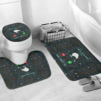 New Zealand is Calling and I Must Go Bathroom Set Kiwi Bird Silhouette TS04 Mat Set Only (3 pcs) One Size Multicolor - Polynesian Pride