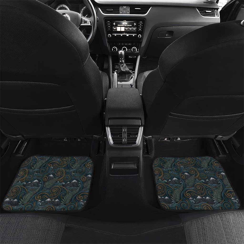 New Zealand is Calling and I Must Go Car Mats Kiwi Bird Silhouette
