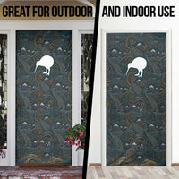 New Zealand is Calling and I Must Go Door Cover Kiwi Bird Silhouette TS04 - Polynesian Pride