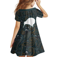 New Zealand is Calling and I Must Go Family Matching Mermaid Dress and Hawaiian Shirt Kiwi Bird Silhouette