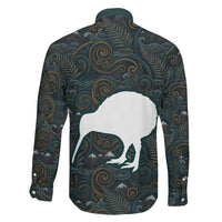 New Zealand is Calling and I Must Go Family Matching Short Sleeve Bodycon Dress and Hawaiian Shirt Kiwi Bird Silhouette