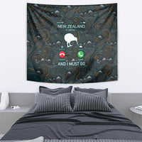 New Zealand is Calling and I Must Go Tapestry Kiwi Bird Silhouette TS04 - Polynesian Pride