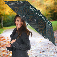 New Zealand is Calling and I Must Go Umbrella Kiwi Bird Silhouette TS04 - Polynesian Pride