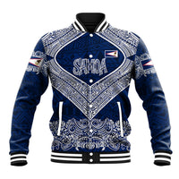 American Samoa Eagle Baseball Jacket Sea Turtle Traditional Polynesian Tribal Tattoo