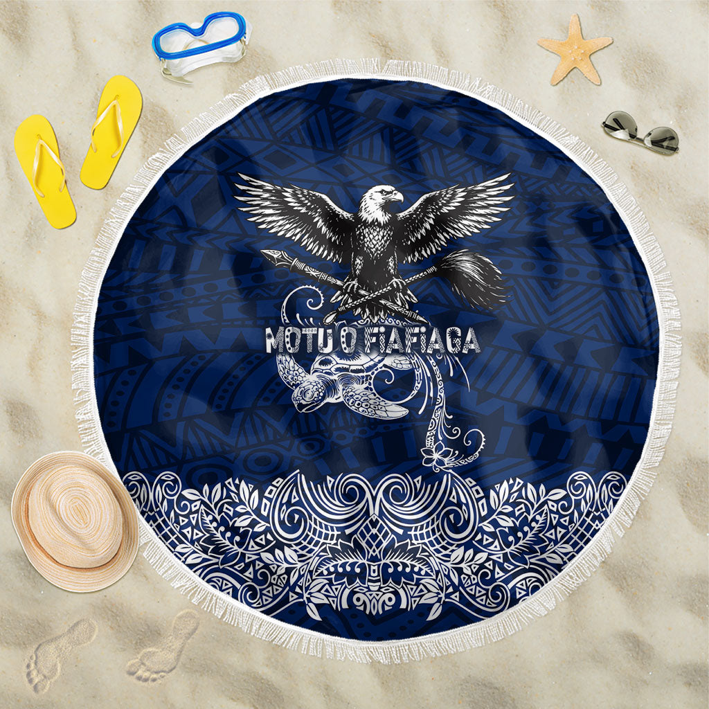 American Samoa Eagle Beach Blanket Sea Turtle Traditional Polynesian Tribal Tattoo
