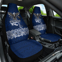 American Samoa Eagle Car Seat Cover Sea Turtle Traditional Polynesian Tribal Tattoo