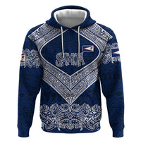 American Samoa Eagle Hoodie Sea Turtle Traditional Polynesian Tribal Tattoo