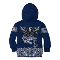 American Samoa Eagle Kid Hoodie Sea Turtle Traditional Polynesian Tribal Tattoo