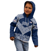 American Samoa Eagle Kid Hoodie Sea Turtle Traditional Polynesian Tribal Tattoo