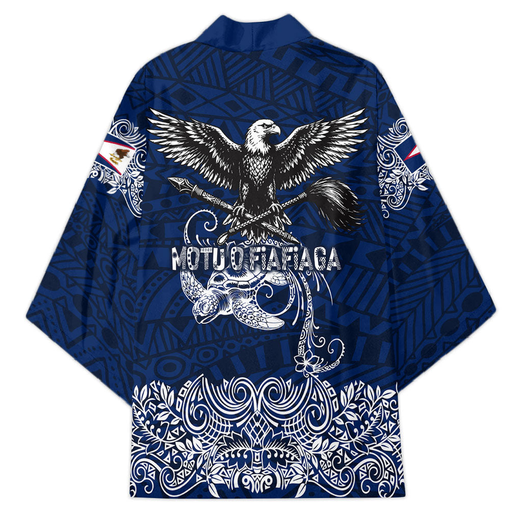 American Samoa Eagle Kimono Sea Turtle Traditional Polynesian Tribal Tattoo