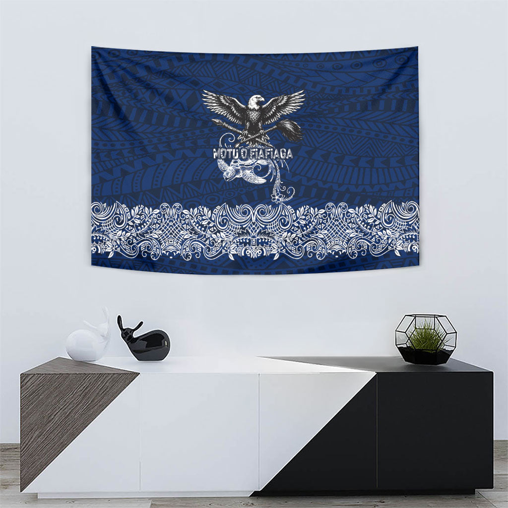 American Samoa Eagle Tapestry Sea Turtle Traditional Polynesian Tribal Tattoo