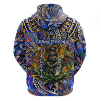 American Samoa Warrior Hoodie Polynesian Fruit Bat Talofa Urban Graffiti Street Art