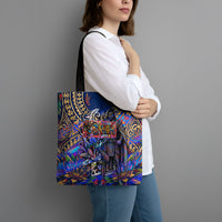 American Samoa Warrior Tote Bag Polynesian Fruit Bat Talofa Urban Graffiti Street Art