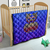 Personalized Polynesian 60th Birthday Quilt Polynesian Tribal Art Vintage Ocean Pattern TS04 - Polynesian Pride