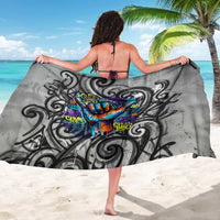 Chur Bro Shaka Sign Sarong New Zealand Koru Colorful Graffiti Splash