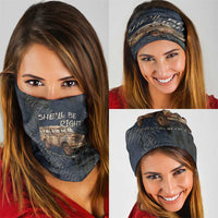New Zealand She’ll Be Right Neck Gaiter NZ Slang No. 8 Wire Map Pattern