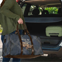 New Zealand She’ll Be Right Travel Bag NZ Slang No. 8 Wire Map Pattern