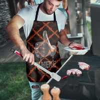 Tu Meke Maori New Zealand Slang Apron with Glow Neon Step Style TS04 - Polynesian Pride
