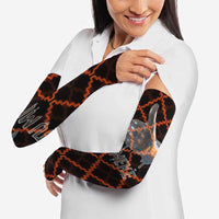 Tu Meke Maori New Zealand Slang Arm Sleeves with Glow Neon Step Style TS04 - Polynesian Pride